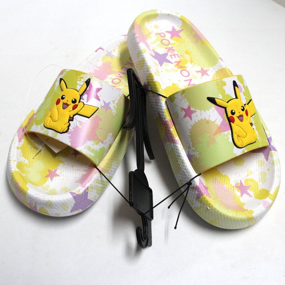 New GroundUp Multi Color Women's Size 7 Pokemon Slides